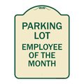 Signmission Employee of the Month Heavy-Gauge Aluminum Architectural Sign, 24" x 18", TG-1824-24105 A-DES-TG-1824-24105